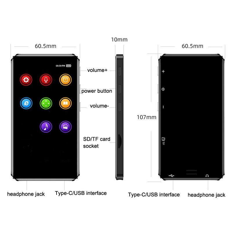 Touch Screen Mini Tablet With Wifi Bluetooth And 8Gb Tf Capacity - 2G Ddr+16G Flash