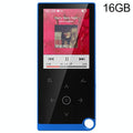 2.4 Inch Touch Mp4 / Mp3 Player 16Gb Memory E Book / Alarm / Timer No Bluetooth - Blue