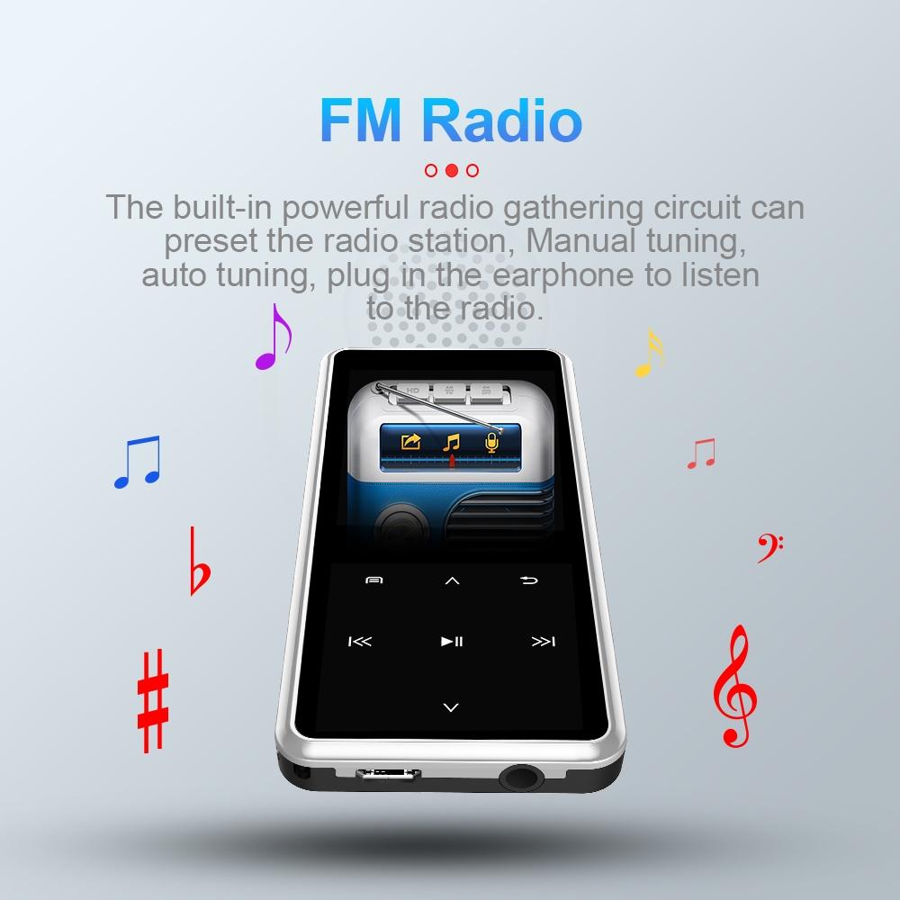 Portable Bluetooth Player 16Gb Capacity Silver