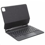 Bluetooth Keyboard Leather Case With Touch Pad - Bp129 - White