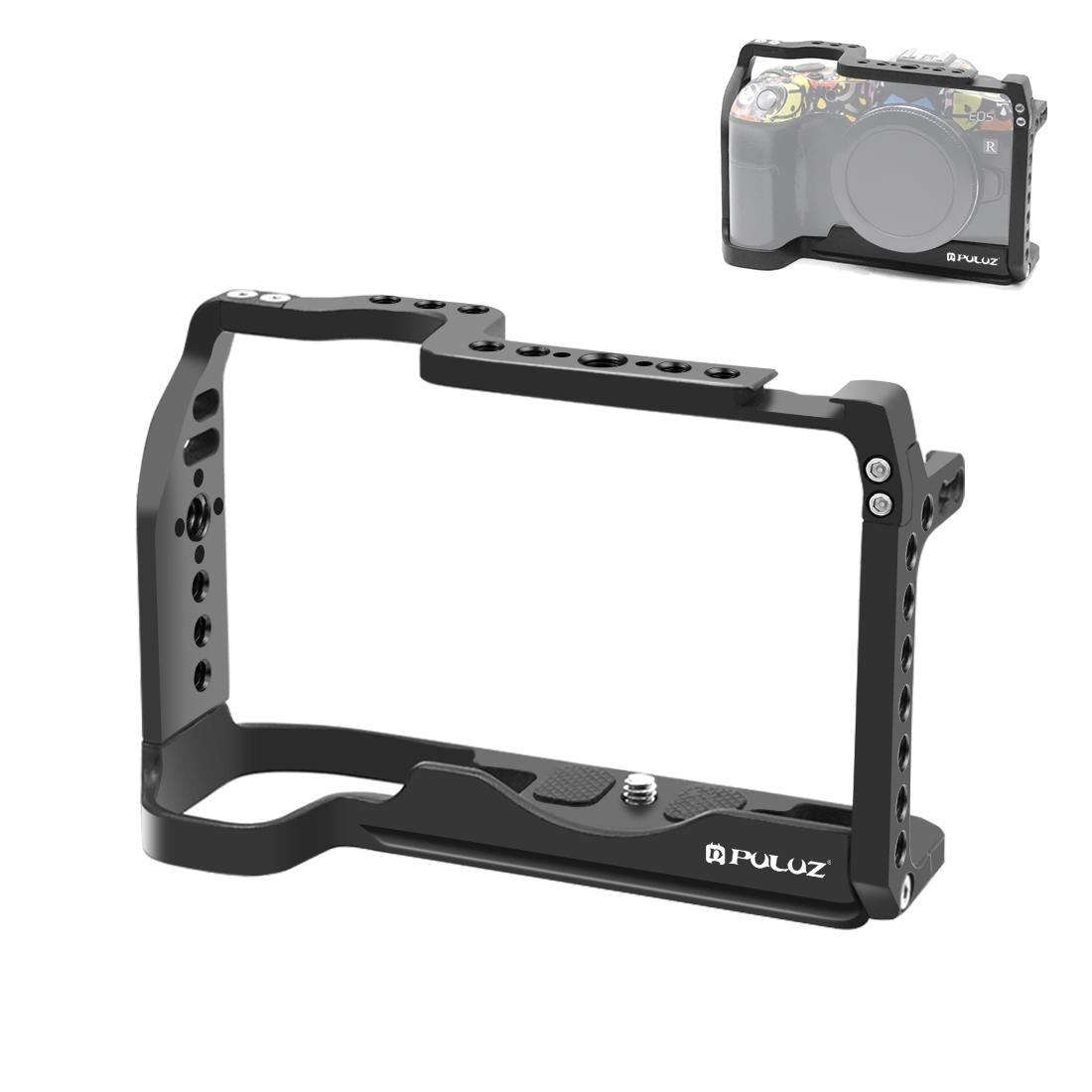 Metal Camera Cage For Canon Eos-Rp Stabilizer Rig - Black