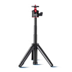 Foldable Tripod Selfie Stick with Ball Head for Gopro Hero 12
