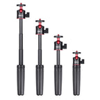 Foldable Tripod Selfie Stick with Ball Head for Gopro Hero 12