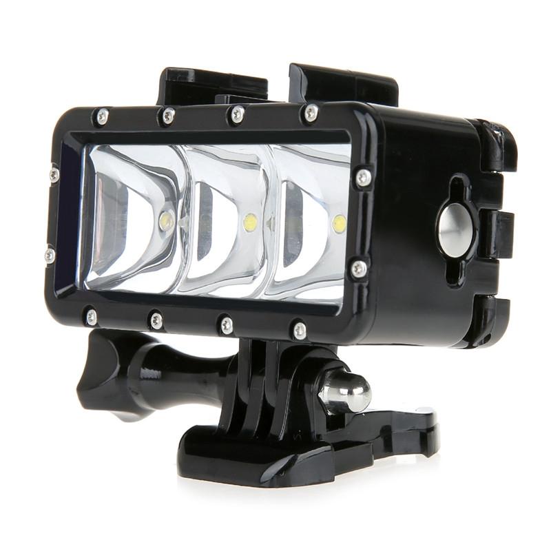 Waterproof Action Camera Light for Gopro Hero12 - 30m 300lm