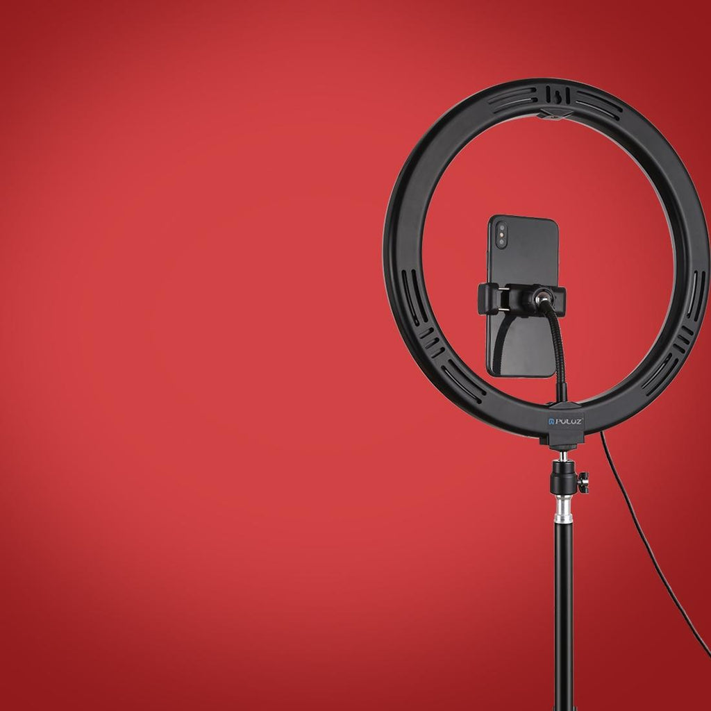 11.8 Led Ring Light Kit with Tripod and Phone Clamp