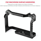 Video Camera Cage Stabilizer For Canon Eos R5 / R6 / R - Black