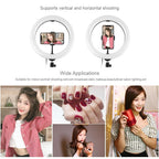 10.2 Rgbw Led Ring Light Kit with Tripod and Remote Control