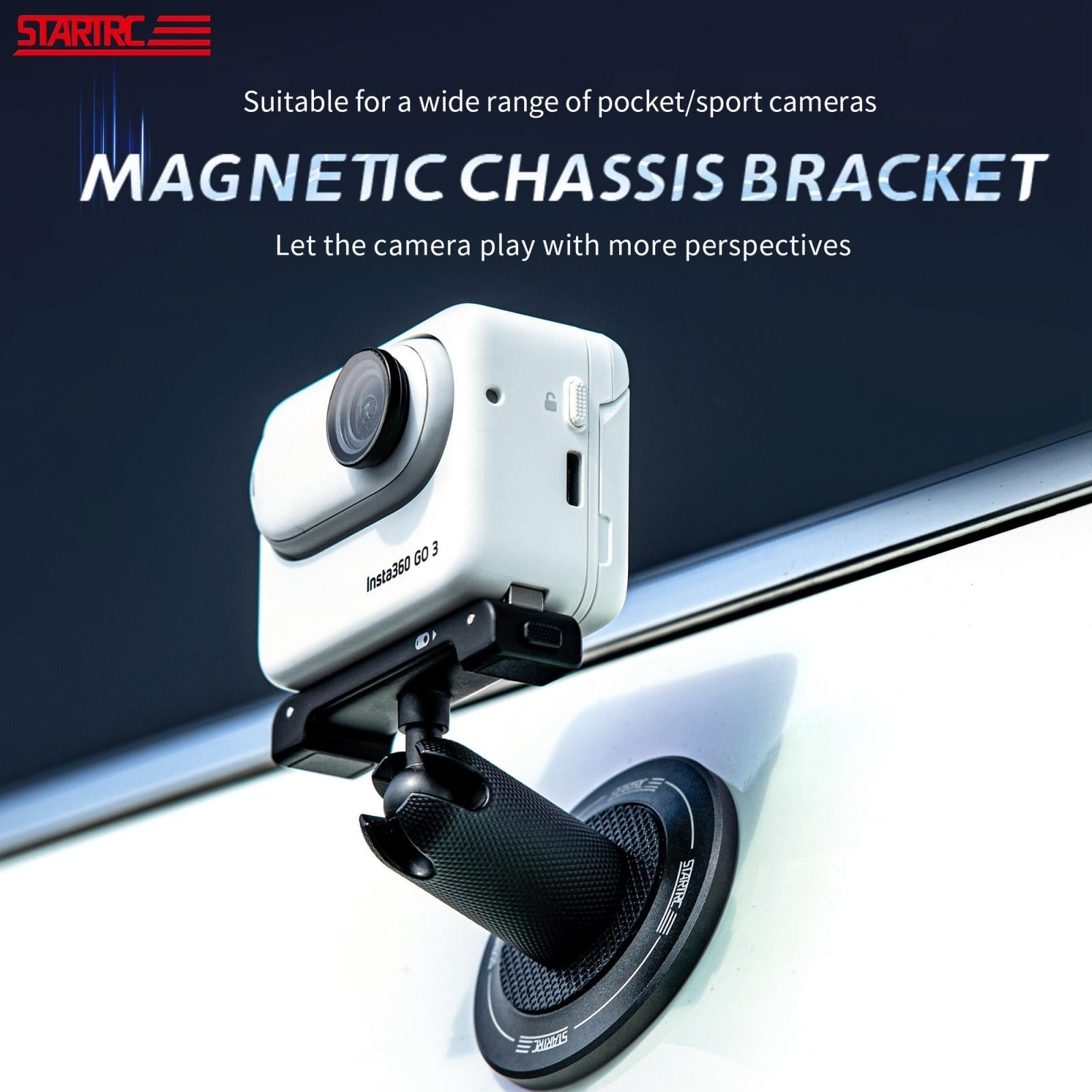 Universal 1 / 4 Metal Mount With Magnetic Base