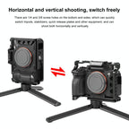 Camera Cage Stabilizer Rig - Metal Black for Sony A7