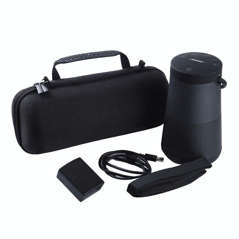 Shockproof Eva Bag for Bose Soundlink Revolve Speaker - Black