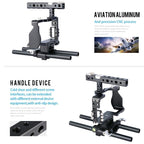 Camera Stabilizer Cage - Black for Sony A6000 / A6300 / A6500 / A6400