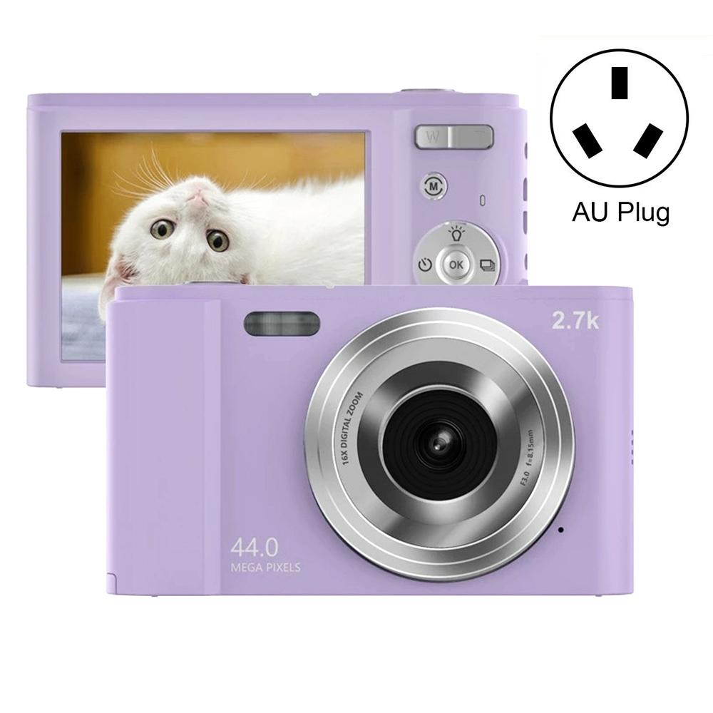 2.7k Full Hd 44mp 16x Zoom 2.88 Digital Camera for Kids - Black