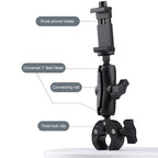 Adjustable 360 Degree Bike Handlebar Mount for Action Cameras