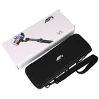 3-axis Gimbal Stabilizer with Tripod Mount & Fill Light for Smartphones - Black