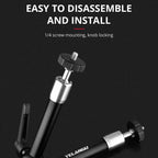 Flexible Articulating Arm - Adjustable Friction - Black