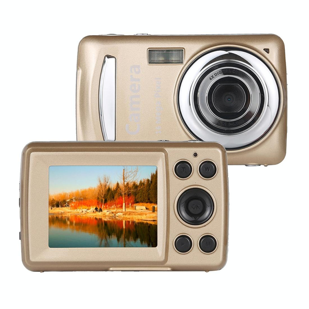 16Mp 4X Zoom Hd Digital Video Camera With 2.4 Tft Screen - Black