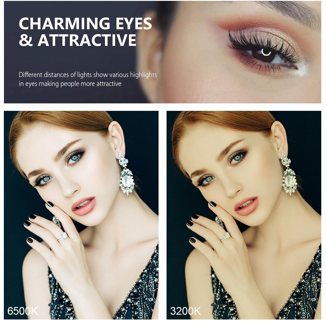 11.8 Dual Colour Led Ring Light with Phone Clamp - 3 Modes