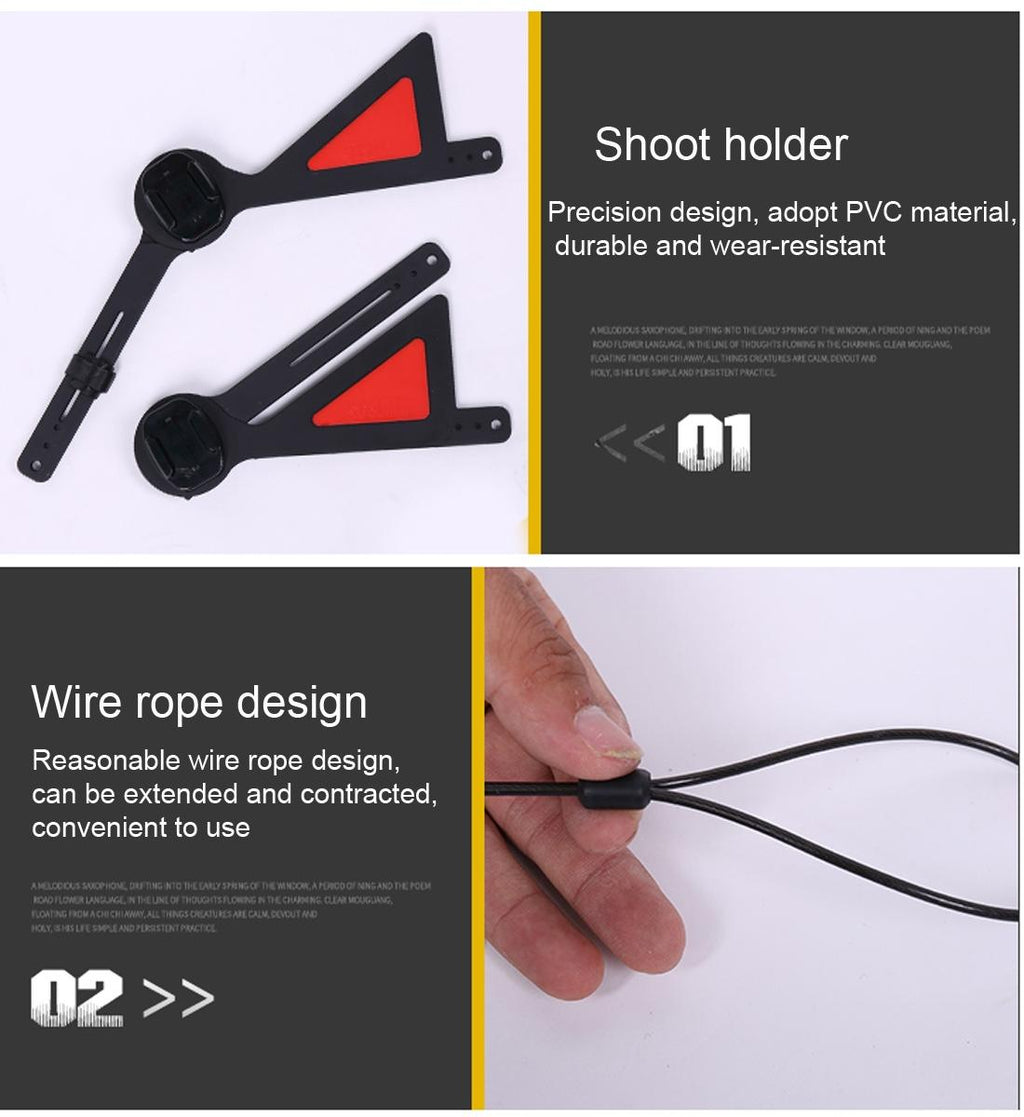 360 Degree Selfie Mount for Action Cameras with Flex Clamp