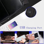 Business Waterproof Anti-Theft Double Shoulder Bag With Usb Port - 27X16.5X40Cm Black