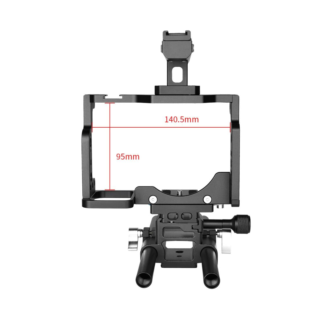 Video Camera Cage Stabilizer With Handle And Rail Rod For Nikon Z6 / Z7