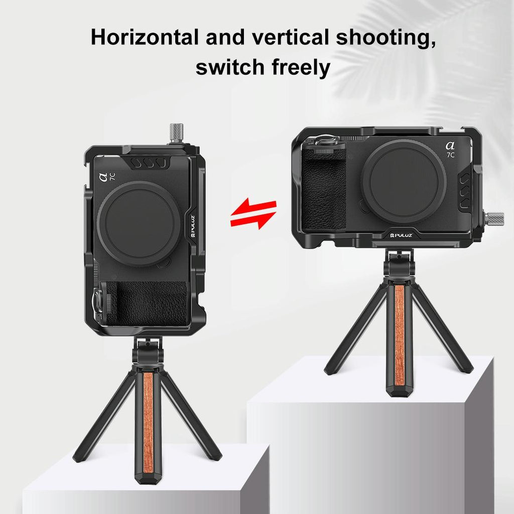 Metal Camera Cage Stabilizer - Black for Sony A7Cm2 / 7C Ii / 7Cr