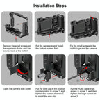 Metal Camera Cage Stabilizer - Black for Sony A7Cm2 / 7C Ii / 7Cr