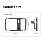 Vlogging Smartphone Video Rig - Metal Cage In Black