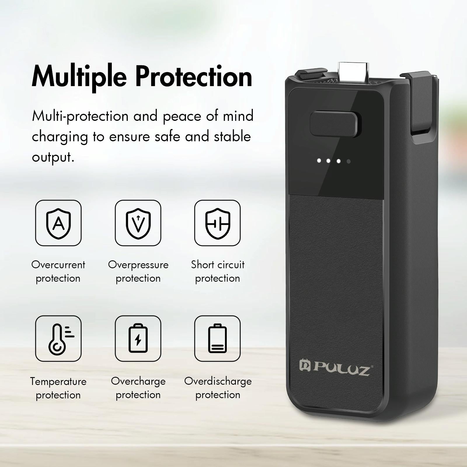 Battery Grip For Dji Osmo Pocket 2800Mah Black