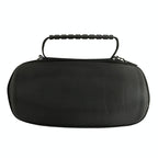 Portable Bluetooth Speaker Storage Box with Strap & Carabiner for Jbl Charge 5 - Black