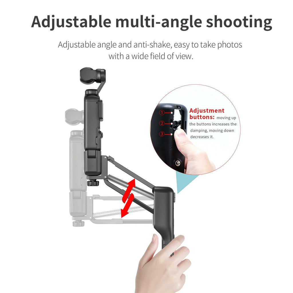 Shock Absorbing Carrying Case For Dji Osmo Pocket 2 Black