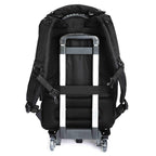 Small Waterproof Usb Outdoor Shoulder Backpack - Black