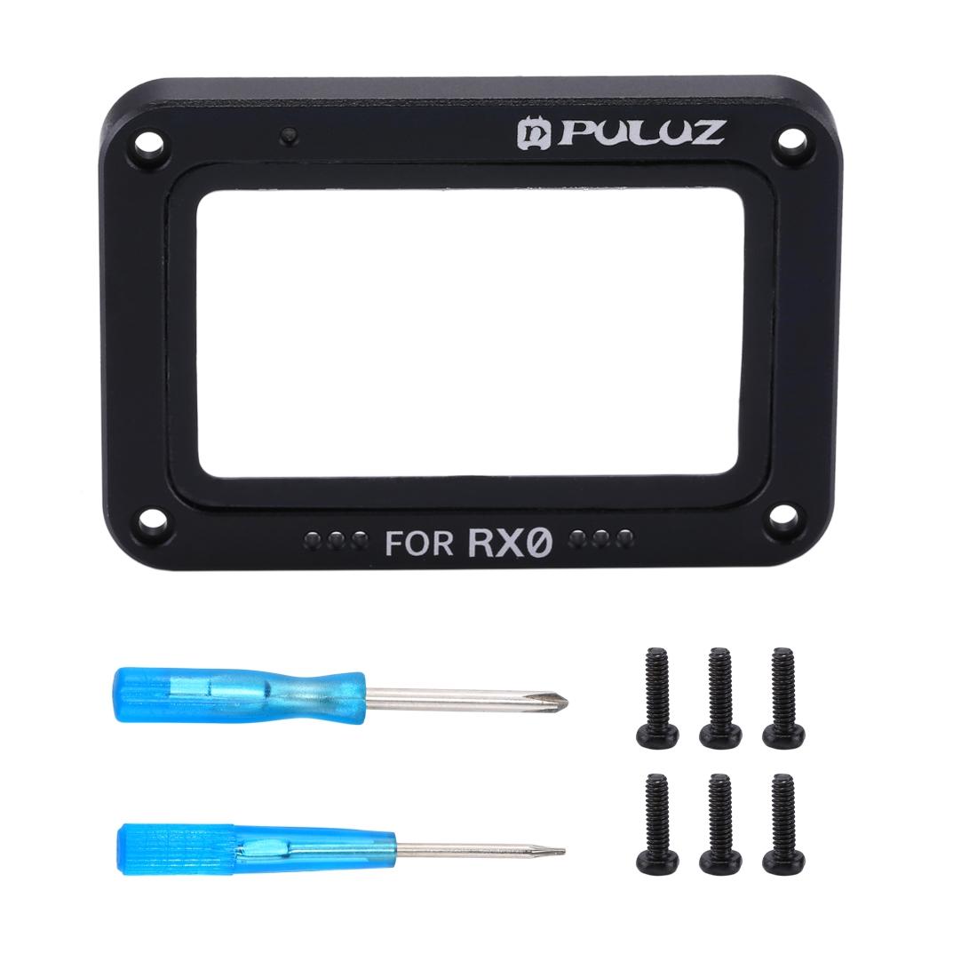Sony Rx0 / Rx0 Ii Lens Protector - Aluminum Alloy Flame Tempered - Black