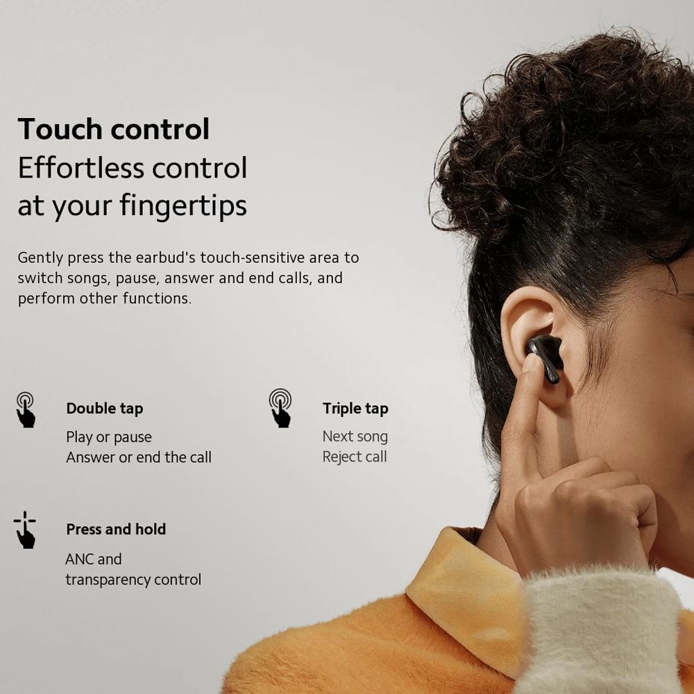 Wireless Redmi Buds 5 Pro Bluetooth Earphones - Black