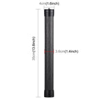 35cm Carbon Fiber Monopod Extension for Gimbal - Black