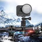 Aluminum Alloy Protective Cage with Insurance Frame and 52mm Uv Lens for Gopro Hero8