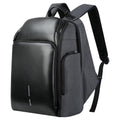 Waterproof Anti-Theft Usb Shoulder Bag - Large Capacity - Black