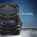 Waterproof Anti-Theft Usb Shoulder Bag - Large Capacity - Black