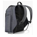 Waterproof Anti-Theft Usb Shoulder Bag - Large Capacity - Black