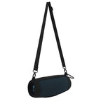 Portable Silicone Speaker Cover with Shoulder Strap & Carabiner for Jbl Charge 5 - Black