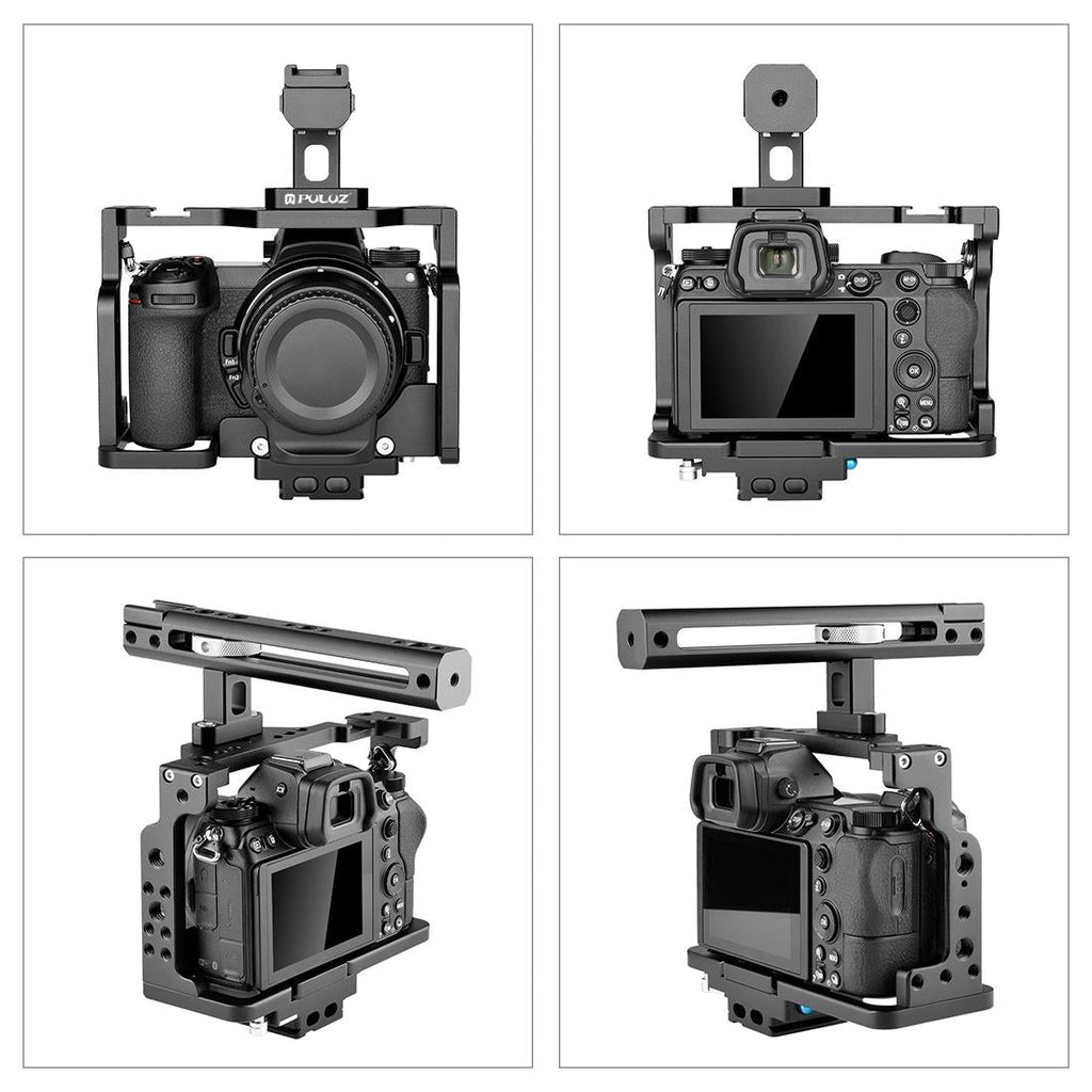 Filmmaking Rig With Handle For Nikon Z6 / Z7 - Black Cage