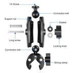 Universal Motorcycle Handlebar Mount for Action Cameras