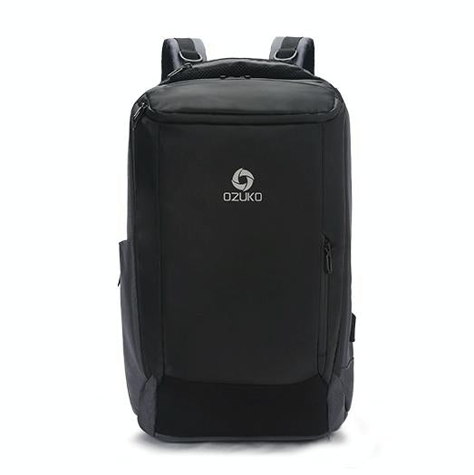 Waterproof Usb Outdoor Backpack - Large 33x21x53cm - Black