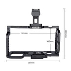 Video Camera Cage Stabilizer For Dji Bmpcc 4K - Black Handle