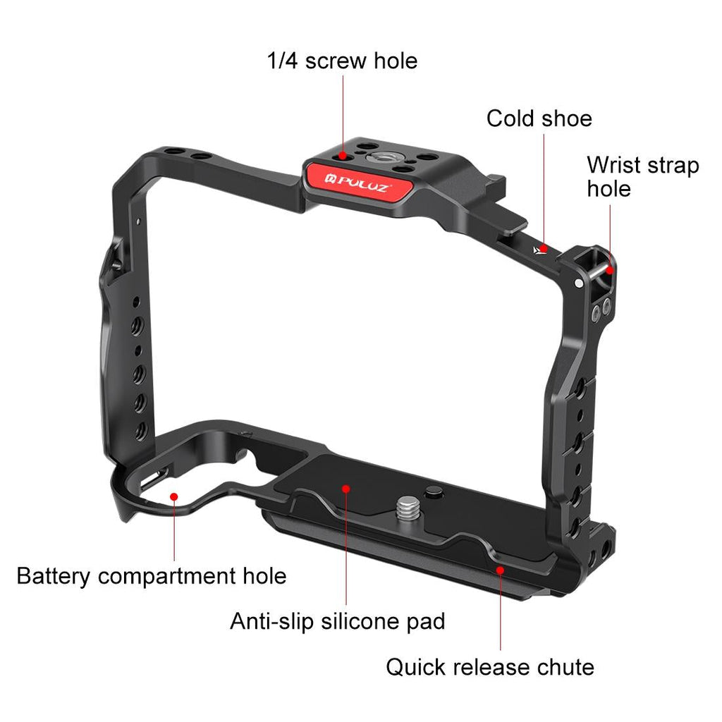 Metal Camera Cage For Nikon Z6Iii / Z6Ii - Stabilizer Rig Black