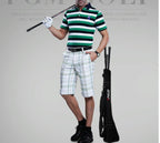 Lightweight Golf Shoulder Bag - Nylon Material - Black
