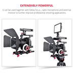 Video Camera Cage Stabilizer - Black Handle