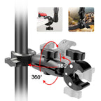 Dualheads Crab Clamp Handlebar Mount for Action Cameras