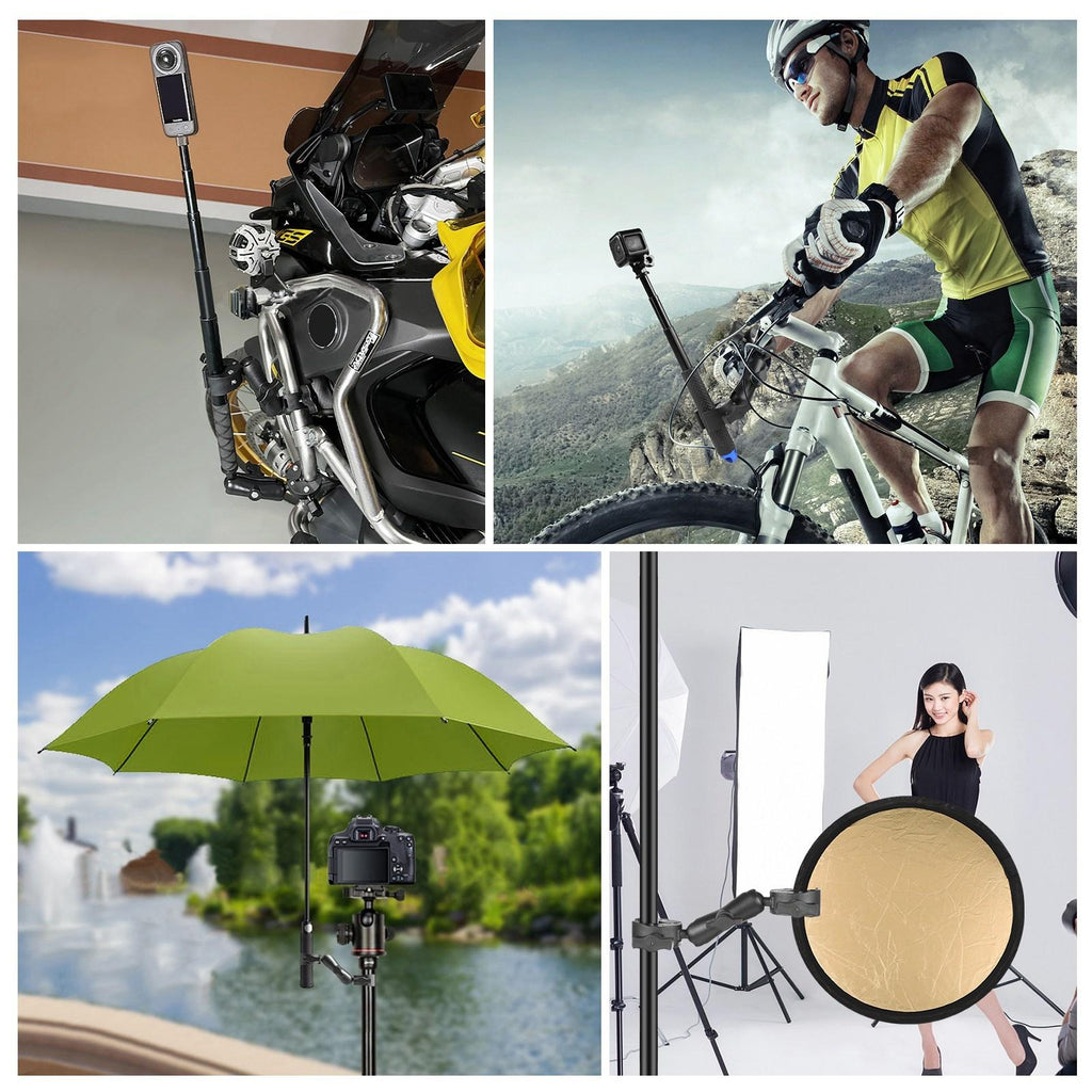 Dualheads Crab Clamp Handlebar Mount for Action Cameras