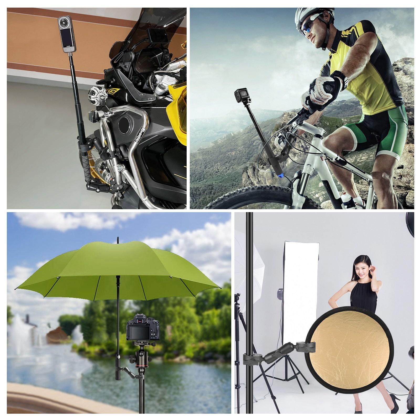 Dualheads Crab Clamp Handlebar Mount for Action Cameras