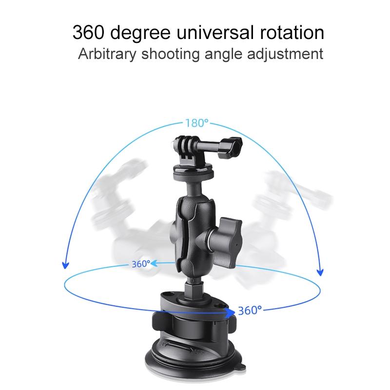 Steel Mount Holder with Tripod Adapter and Safety Buckle